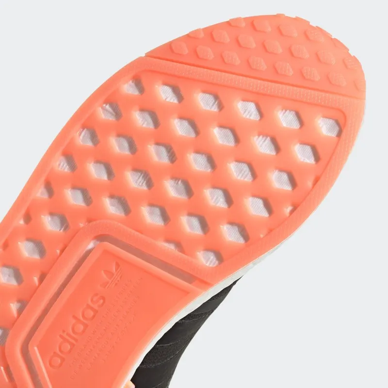 adidas NMD_R1 Core Black / Beam Orange / Cloud White (GW9463)