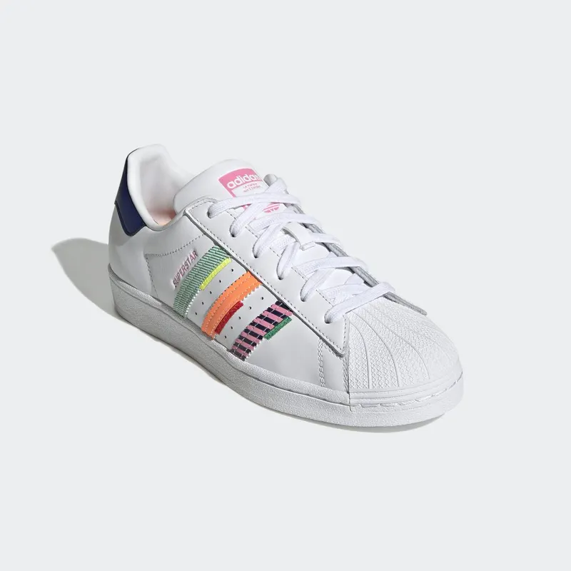 adidas Superstar Cloud White / Night Sky / Green (GW9783)