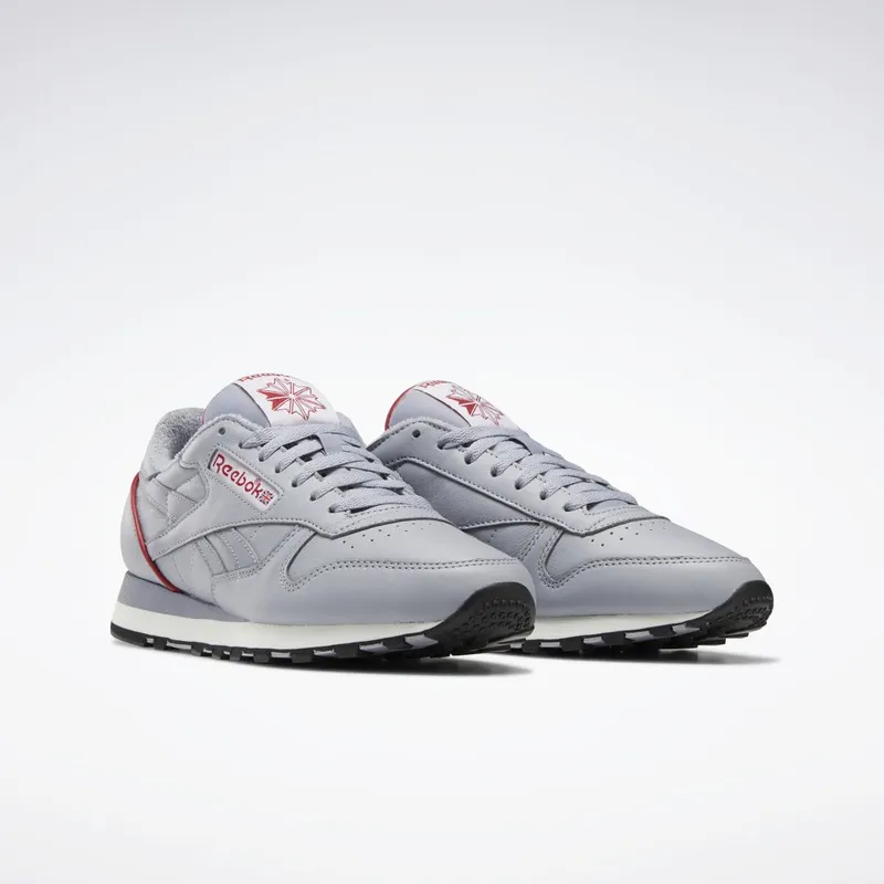 Reebok Classic Leather 1983 Vintage Schoenen Cold Grey / Flash Red / Chalk