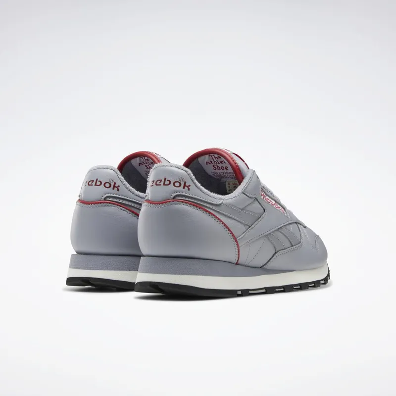 Reebok Classic Leather 1983 Vintage Schoenen Cold Grey / Flash Red / Chalk