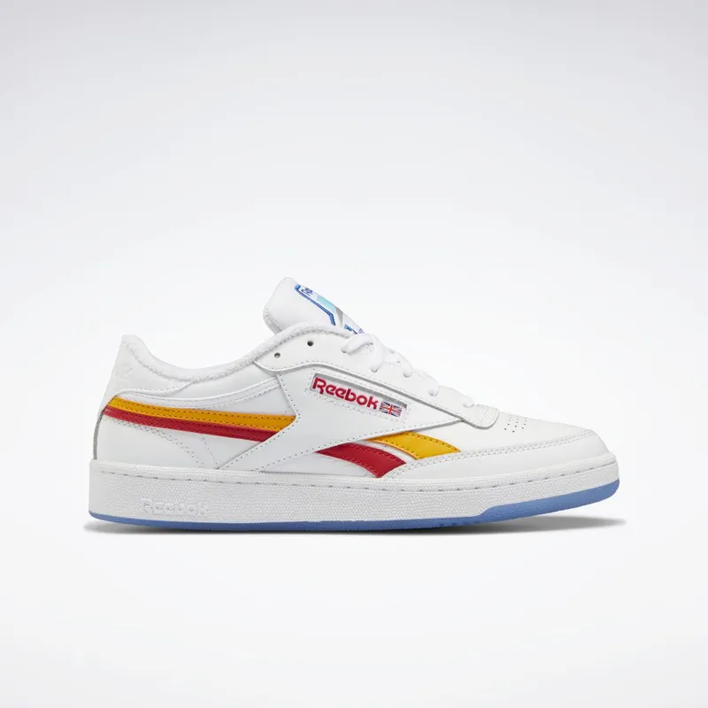 Reebok Club C Revenge Schoenen Cloud White / Collegiate Gold / Vector Red