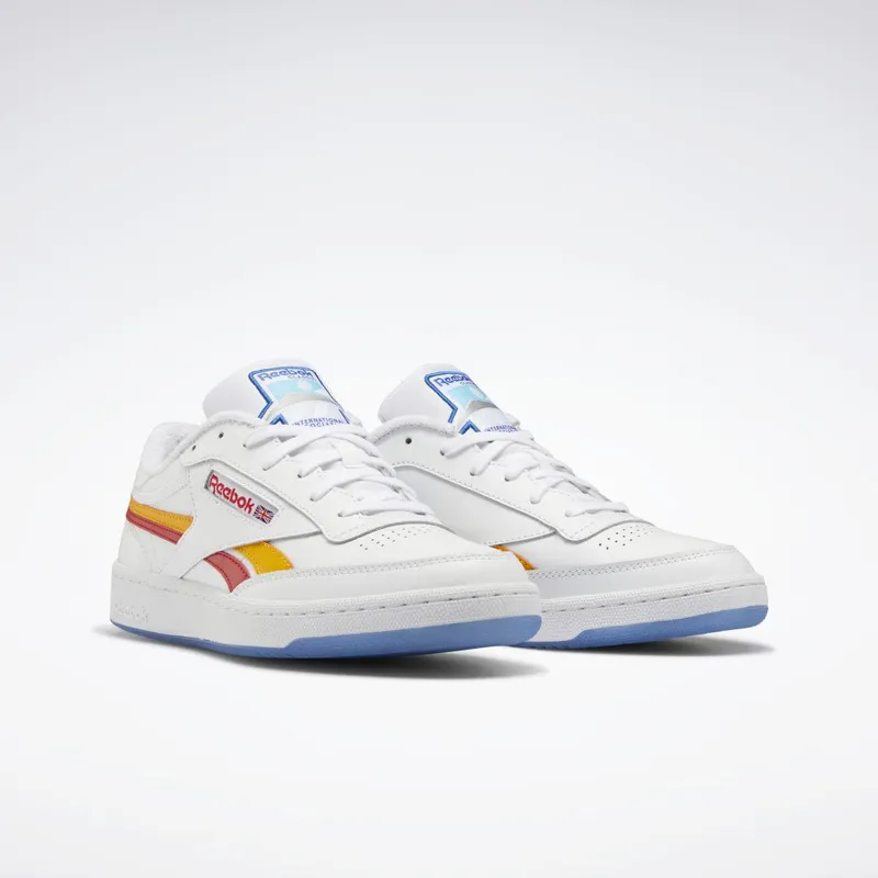 Reebok Club C Revenge Schoenen Cloud White / Collegiate Gold / Vector Red