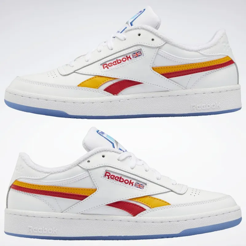 Reebok Club C Revenge Schoenen Cloud White / Collegiate Gold / Vector Red