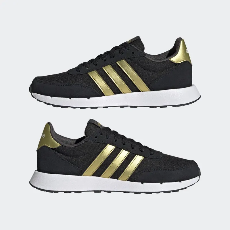 adidas Run 60s 2.0 Core Black / Gold Metallic / Grey Six (GX1714)
