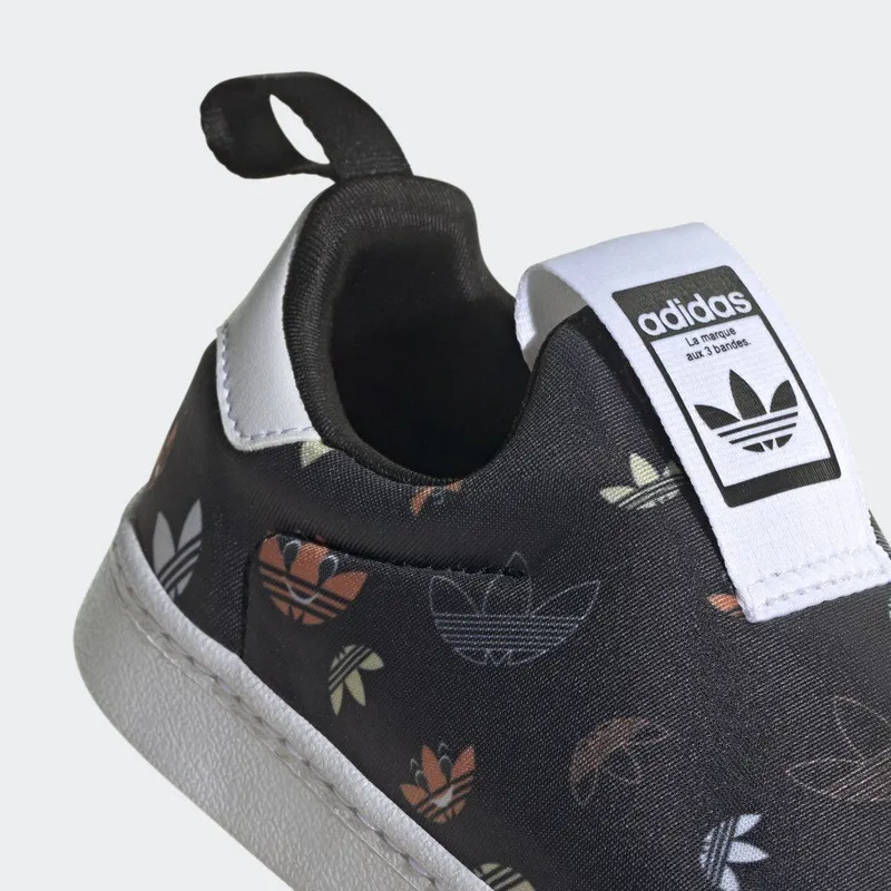 adidas Superstar 360 Core Black / Cloud White / Semi Impact Orange (GX1868)