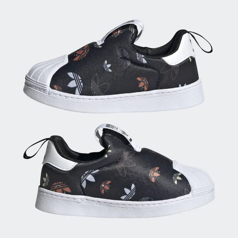 adidas Superstar 360 Core Black / Cloud White / Semi Impact Orange (GX1870)