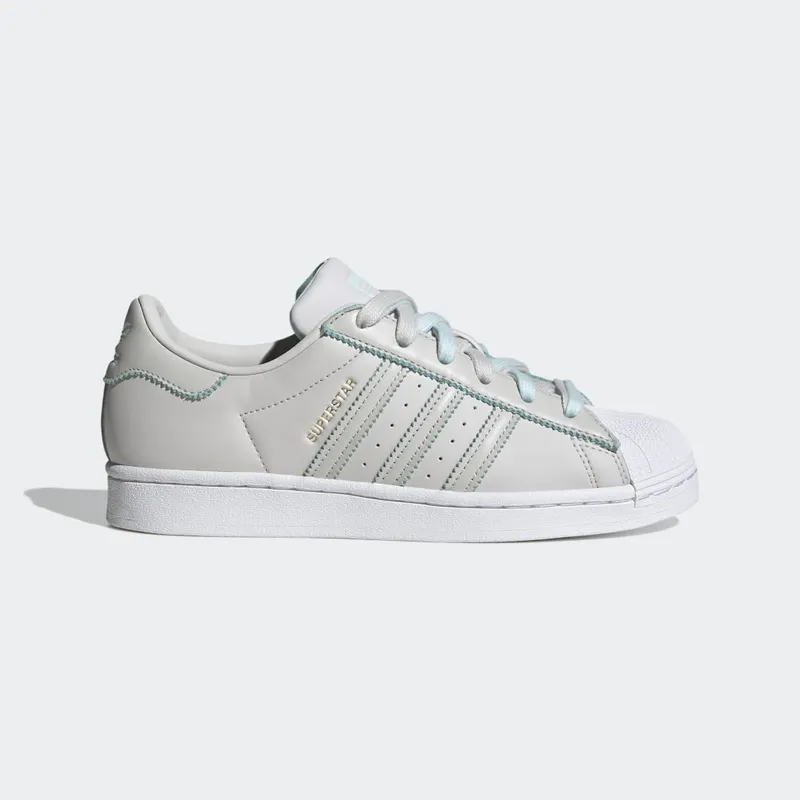adidas Superstar Grey One / Almost Blue / Gold Metallic (GX2010)