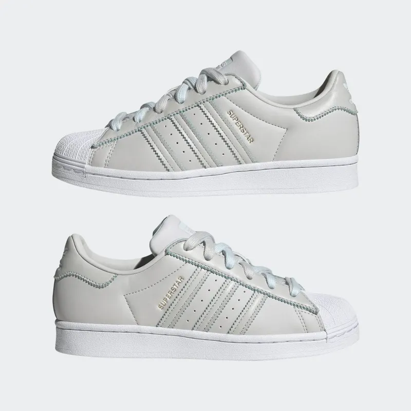 adidas Superstar Grey One / Almost Blue / Gold Metallic (GX2010)