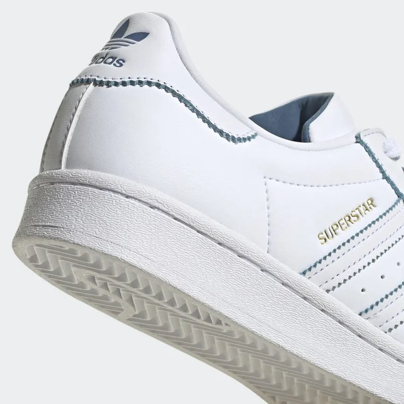 adidas Superstar Cloud White / Altered Blue / Gold Metallic (GX2012)