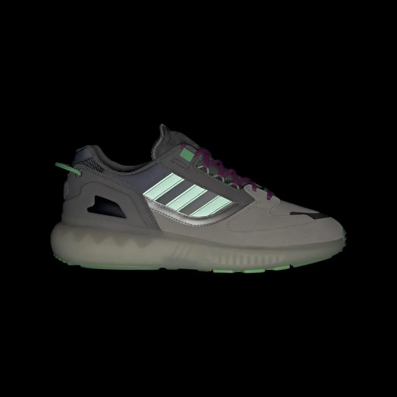 adidas ZX 5K BOOST Grey Three / Beam Green / Semi Pulse Lilac (GX2028)