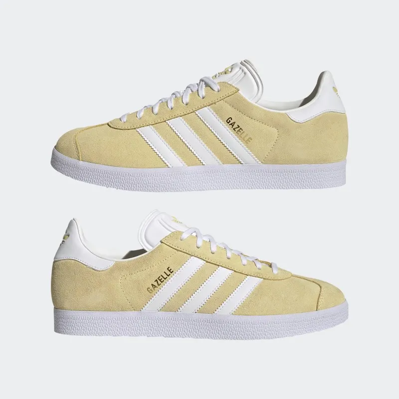 adidas Gazelle Almost Yellow / Cloud White / Gold Metallic (GX2203)