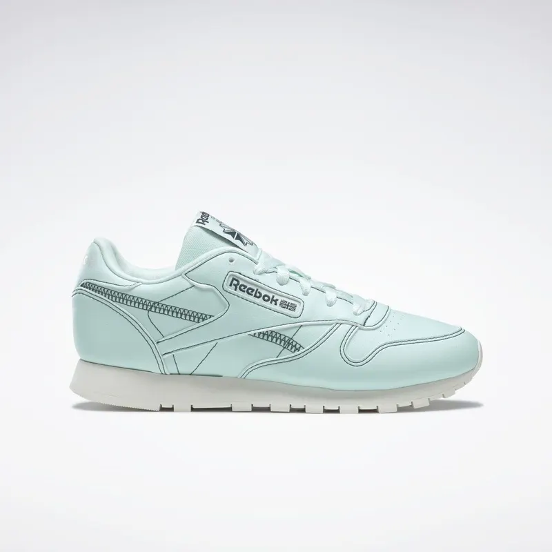 Reebok Classic Leather Vegan Schoenen Mist / Chalk / Midnight Pine