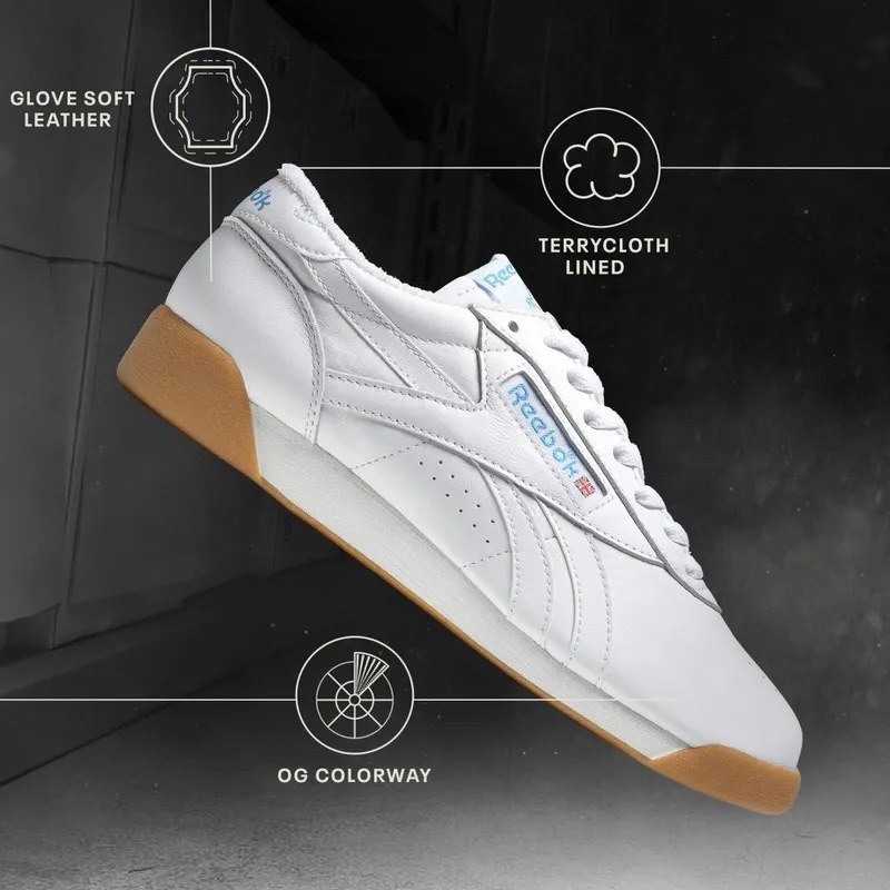 Reebok F/S Low Schoenen Cloud White / Reebok Rubber Gum-06 / Always Blue