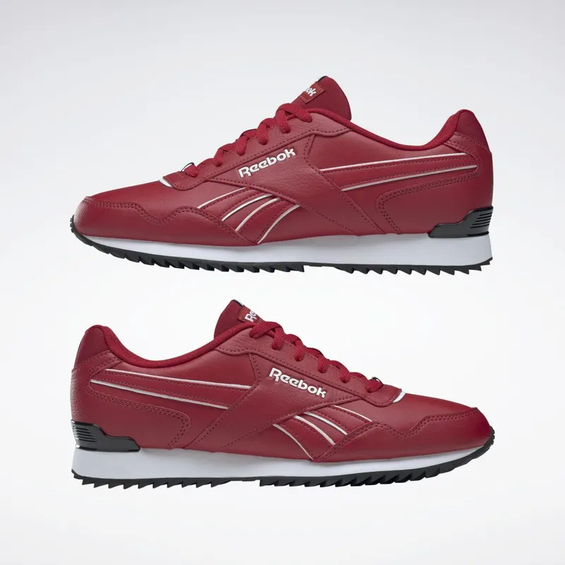 Reebok Royal Glide Ripple Clip Flash Red / Cloud White / Core Black