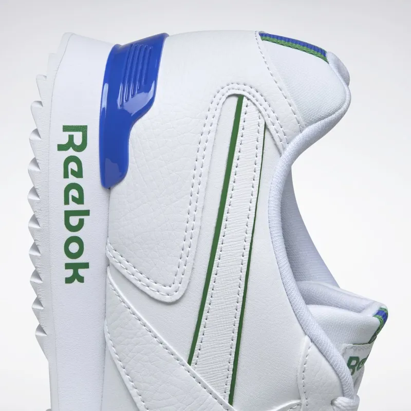 Reebok Royal Glide Ripple Clip Cloud White / Glen Green / Court Blue