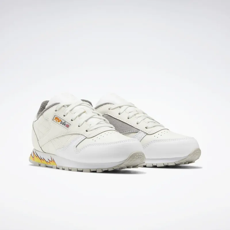 Reebok Power Rangers Classic Leather Schoenen Chalk / Cloud White / Tin Grey