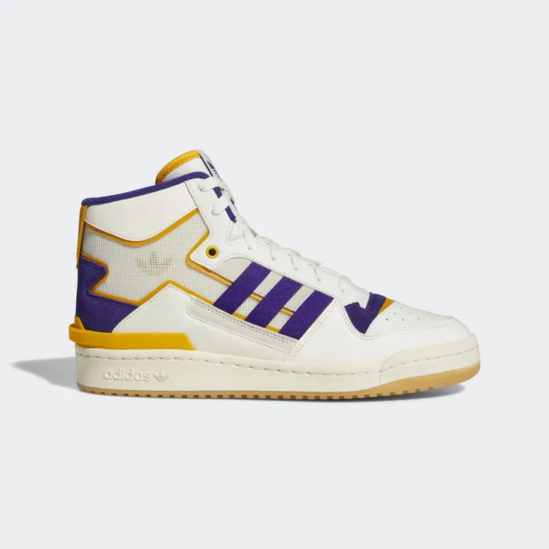 adidas Forum Exhibit Mid Off White / Collegiate Purple / Collegiate Gold (GX4119)