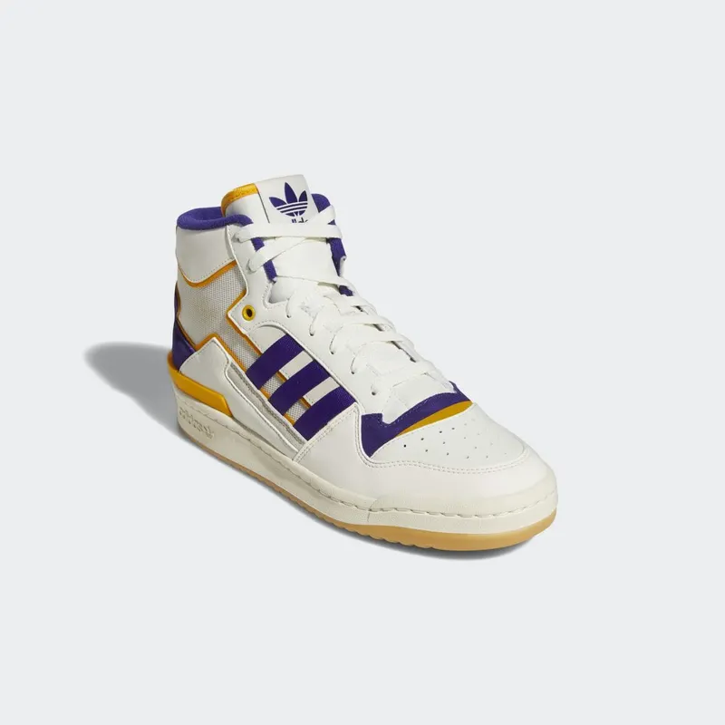 adidas Forum Exhibit Mid Off White / Collegiate Purple / Collegiate Gold (GX4119)