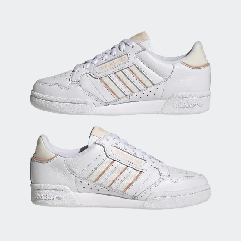 adidas Continental 80 Stripes Cloud White / Off White / Bliss Orange (GX4432)
