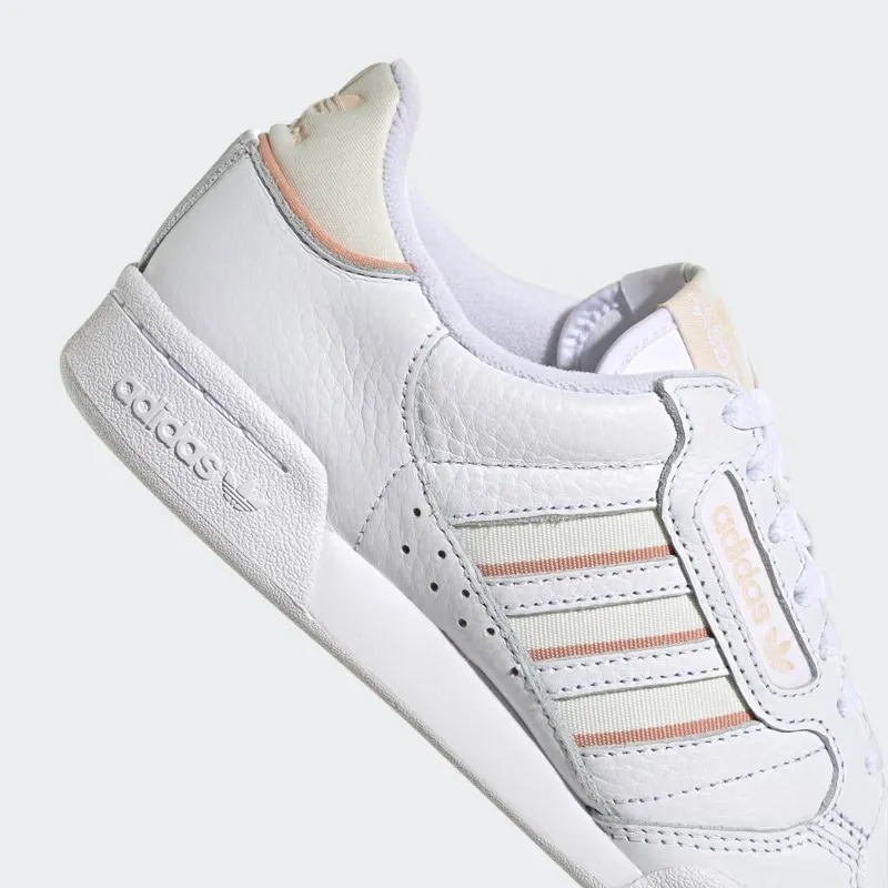 adidas Continental 80 Stripes Cloud White / Off White / Bliss Orange (GX4432)