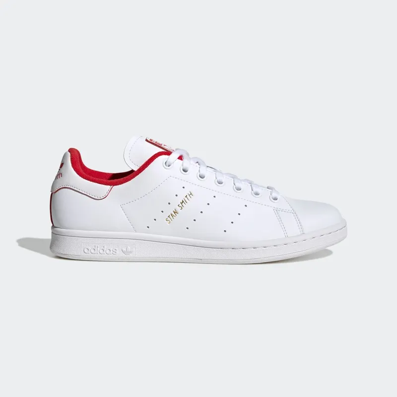 adidas Stan Smith Cloud White / Scarlet / Gold Metallic (GX4463)
