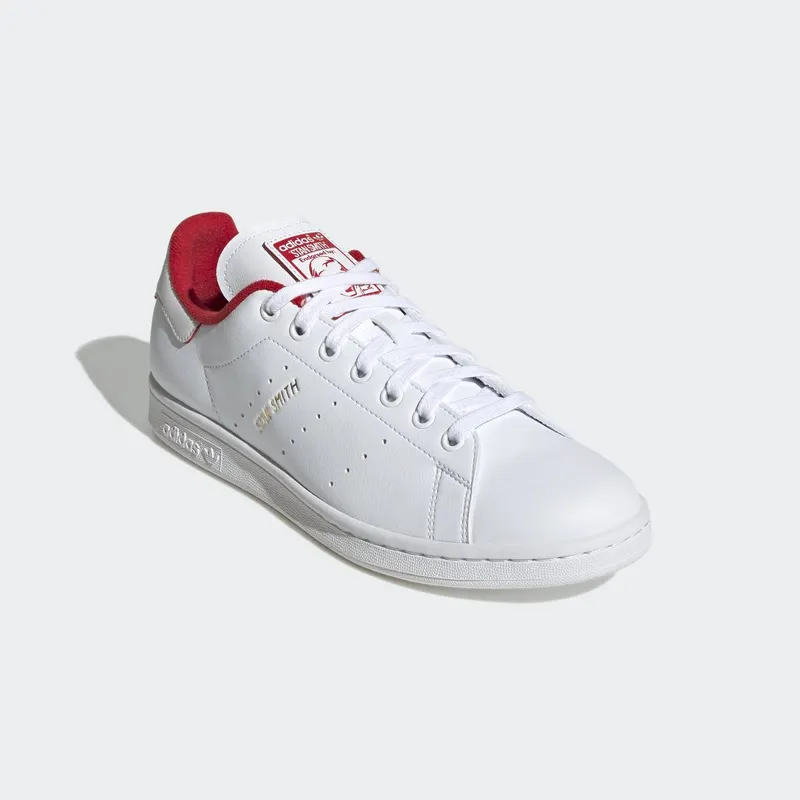 adidas Stan Smith Cloud White / Scarlet / Gold Metallic (GX4463)
