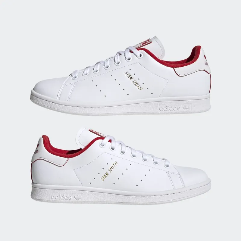 adidas Stan Smith Cloud White / Scarlet / Gold Metallic (GX4463)