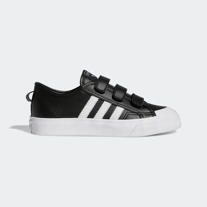 adidas NIZZA CF J Core Black / Cloud White / Cloud White (GX4514)
