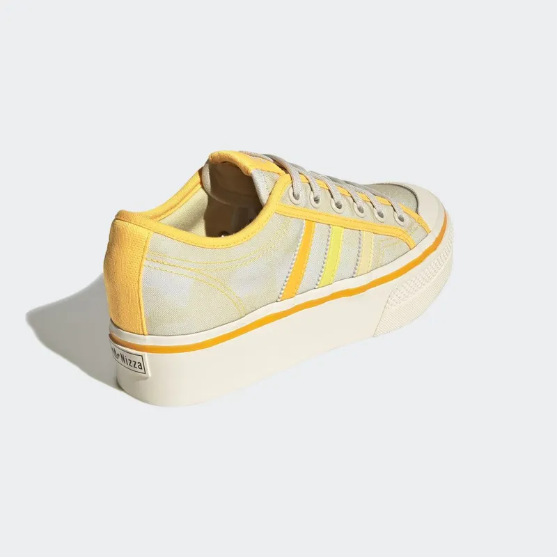 adidas Nizza Platform Almost Yellow / Orange Tint / Wonder White (GX4607)