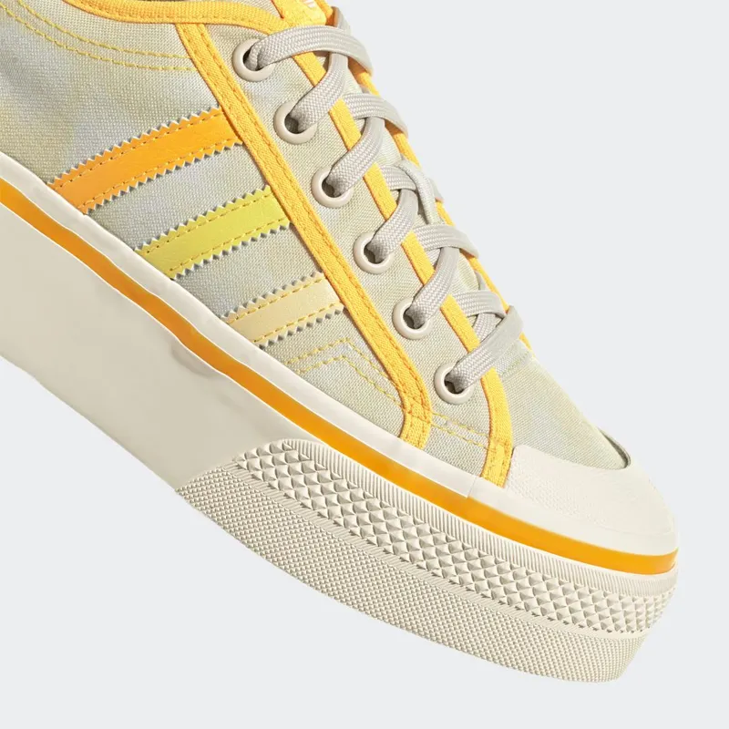 adidas Nizza Platform Almost Yellow / Orange Tint / Wonder White (GX4607)