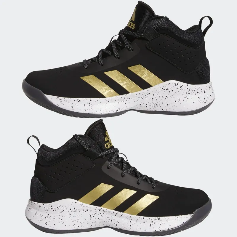 adidas CrossEm Up 5 K Wide Core Black / Gold Metallic / Cloud White (GX4790)