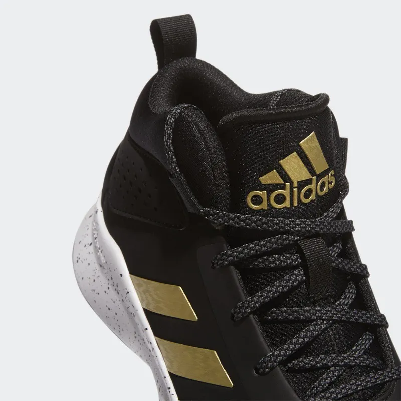 adidas CrossEm Up 5 K Wide Core Black / Gold Metallic / Cloud White (GX4790)