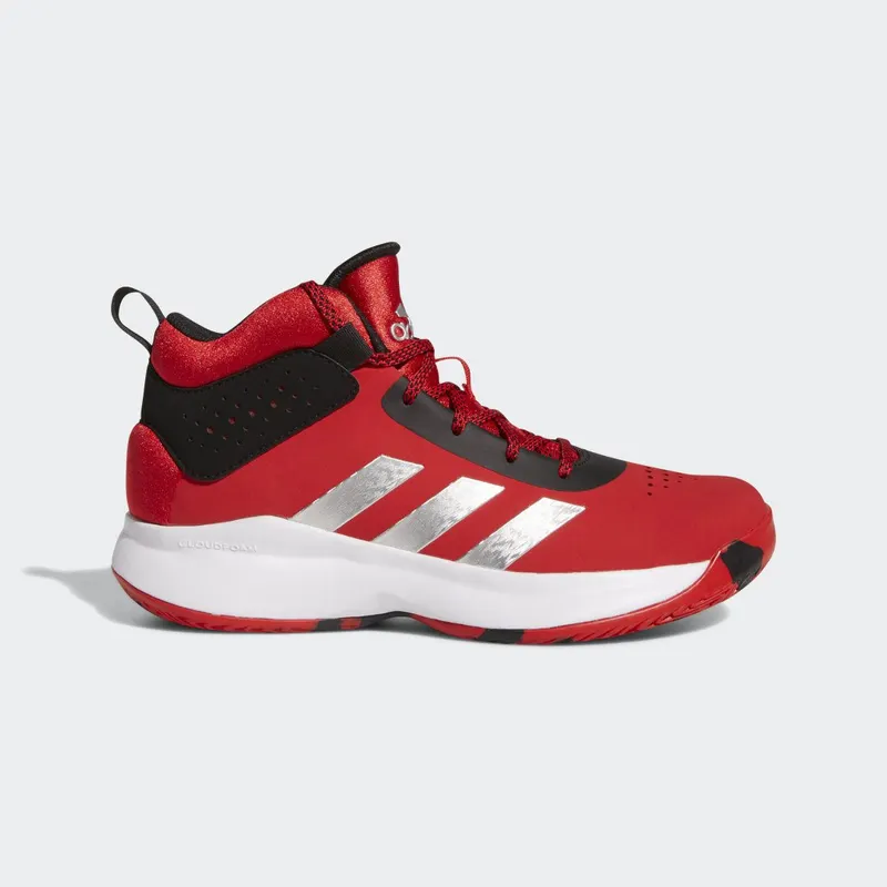 adidas CrossEm Up 5 K Wide Vivid Red / Silver Metallic / Core Black (GX4791)
