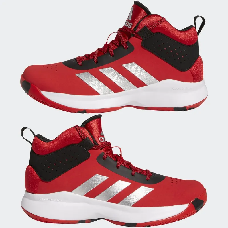 adidas CrossEm Up 5 K Wide Vivid Red / Silver Metallic / Core Black (GX4791)