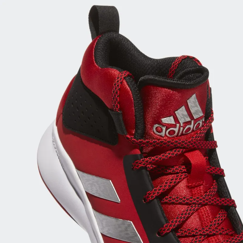 adidas CrossEm Up 5 K Wide Vivid Red / Silver Metallic / Core Black (GX4791)