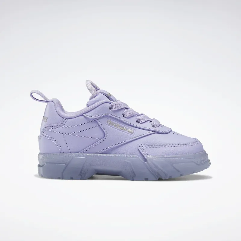 Reebok Cardi B Club C Schoenen Crisp Purple / Crisp Purple / Quartz Met