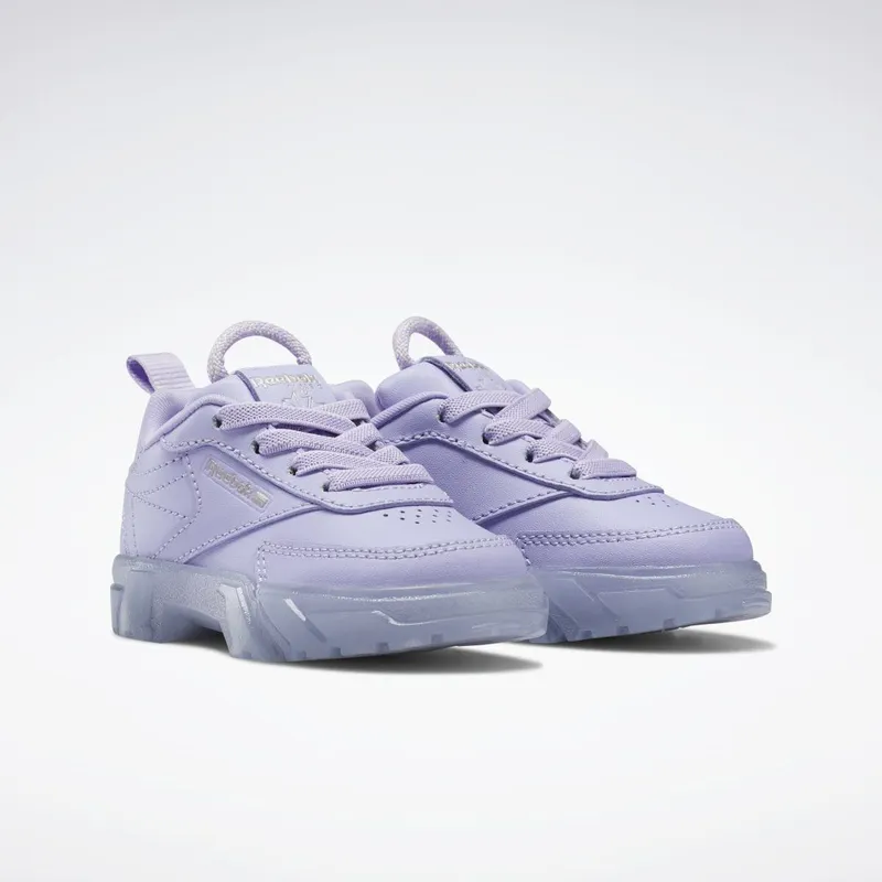 Reebok Cardi B Club C Schoenen Crisp Purple / Crisp Purple / Quartz Met