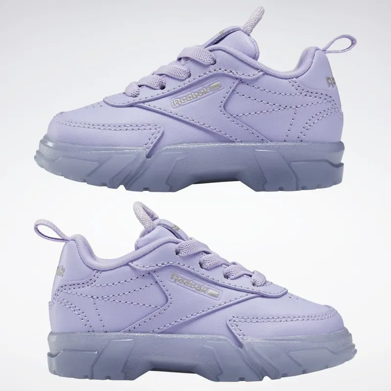 Reebok Cardi B Club C Schoenen Crisp Purple / Crisp Purple / Quartz Met