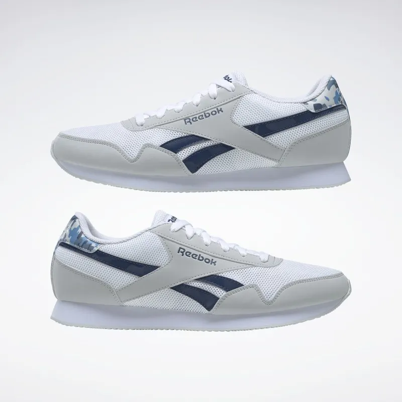Reebok Royal Classic Jogger 3.0 Schoenen Cloud White / Batik Blue / Pure Grey 2
