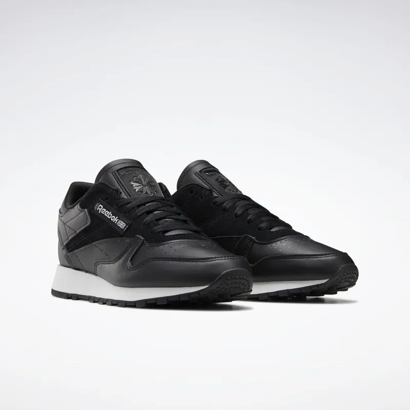 Reebok Classic Leather Schoenen Core Black / Cold Grey 6 / Cloud White