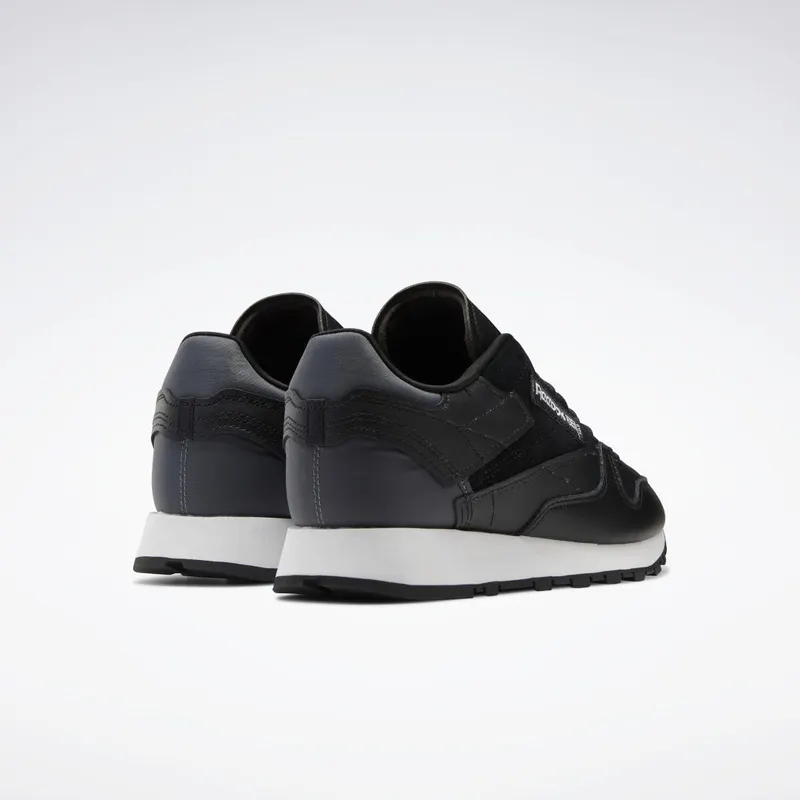 Reebok Classic Leather Schoenen Core Black / Cold Grey 6 / Cloud White