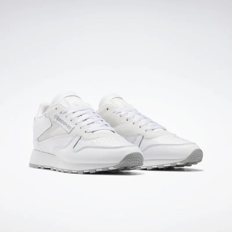 Reebok Classic Leather Schoenen Cloud White / Pure Grey 4 / Rhodonite