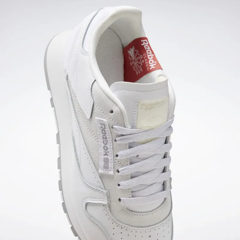 Reebok Classic Leather Schoenen Cloud White / Pure Grey 4 / Rhodonite
