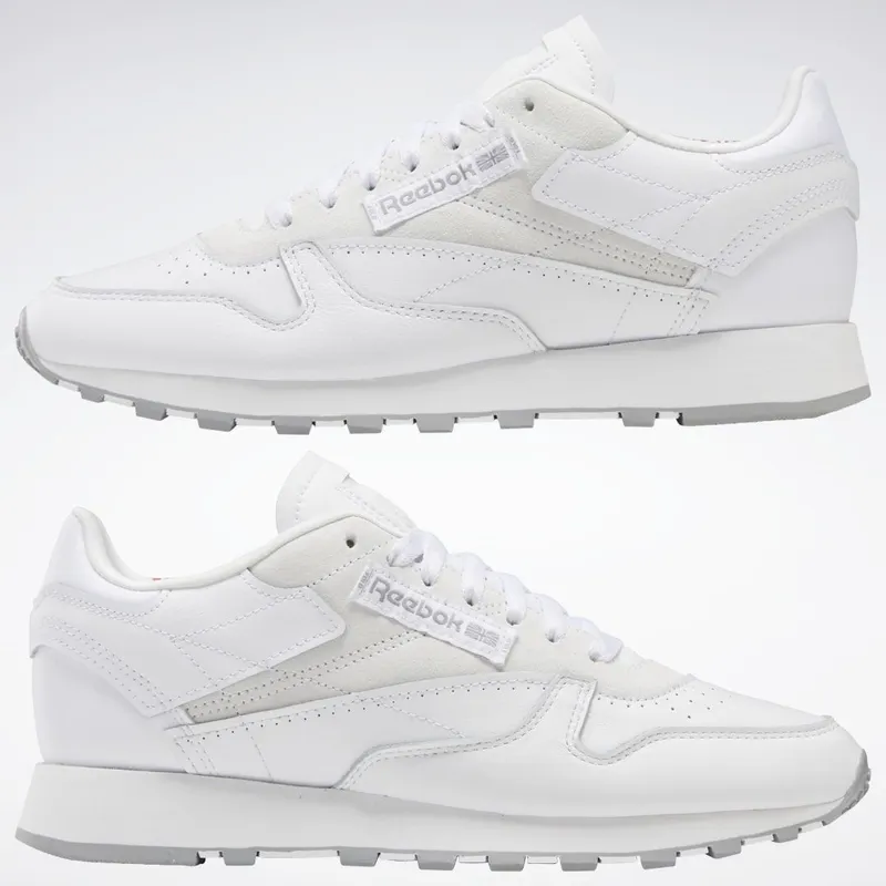 Reebok Classic Leather Schoenen Cloud White / Pure Grey 4 / Rhodonite