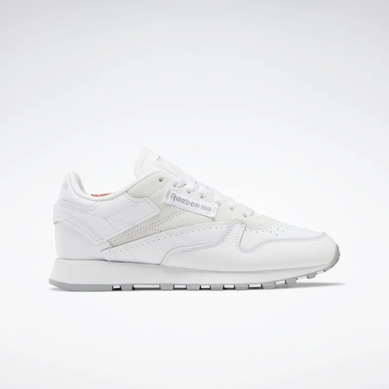 Reebok Classic Leather Schoenen Cloud White / Pure Grey 4 / Rhodonite