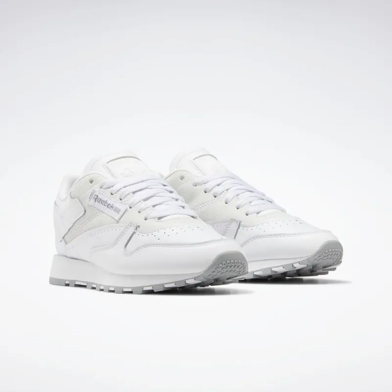 Reebok Classic Leather Schoenen Cloud White / Pure Grey 4 / Rhodonite