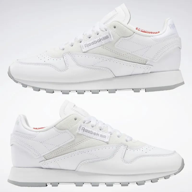 Reebok Classic Leather Schoenen Cloud White / Pure Grey 4 / Rhodonite