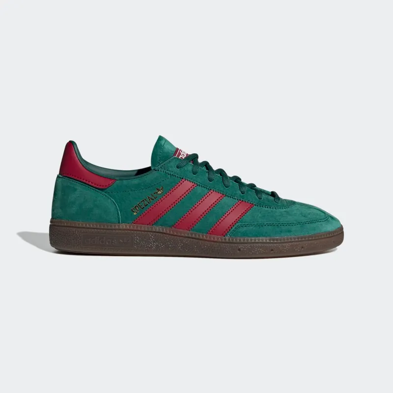 adidas Spezial Handbalschoenen Collegiate Green / Collegiate Burgundy / Gum (GX6989)