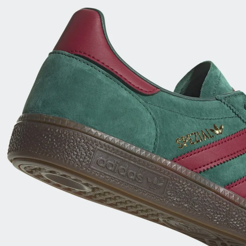 adidas Spezial Handbalschoenen Collegiate Green / Collegiate Burgundy / Gum (GX6989)