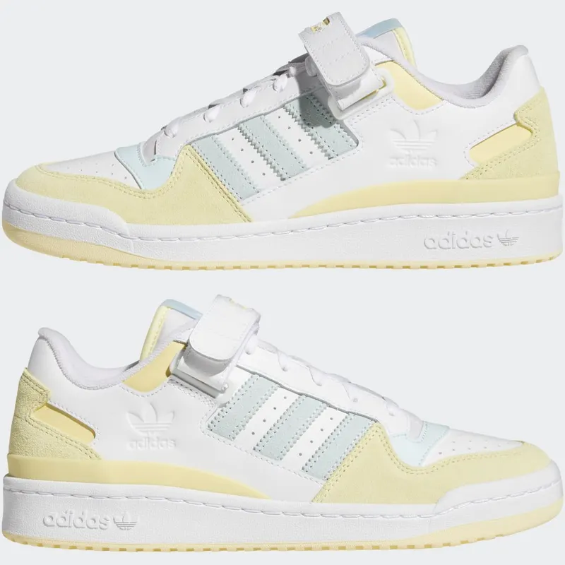 adidas Forum Low Almost Yellow / Almost Blue / Cloud White (GX7075)